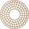 Ekena Millwork Fink Wood Fretwork Pierced Ceiling Medallion, Alder, 32"OD x 11 5/8"ID x 1/4"T CMWP32X32X0250FFAL - alternate 3